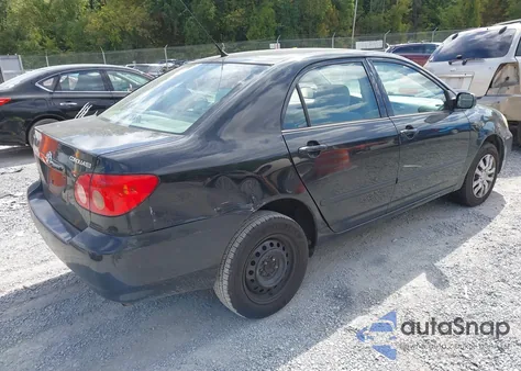 2007 Toyota Corolla Ce из США, поврежденный, VIN 2T1BR32E87C747483